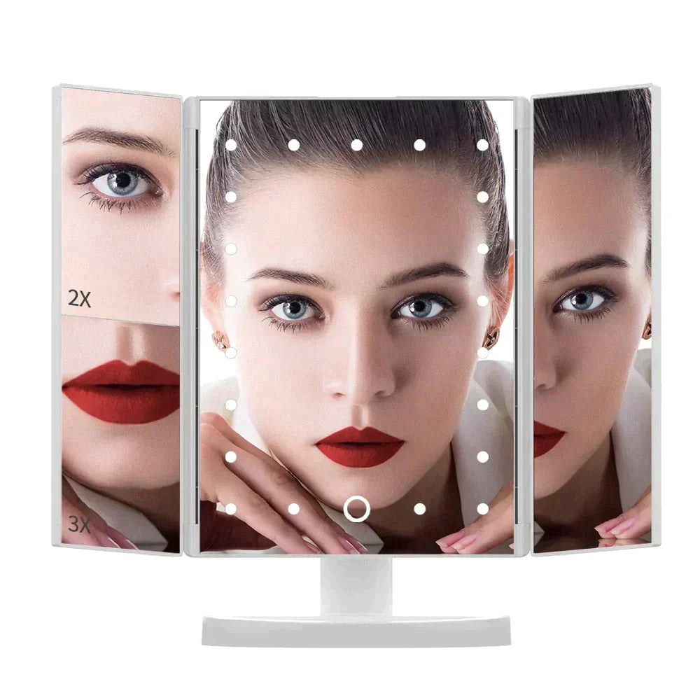 LED Touch Screen Makeup Mirror Bella Rose Beauty