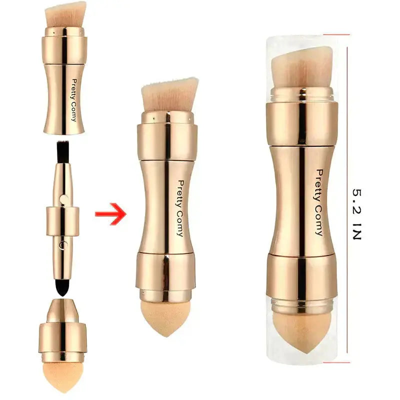 Makeup Brush 4 In 1 Bella Rose Beauty