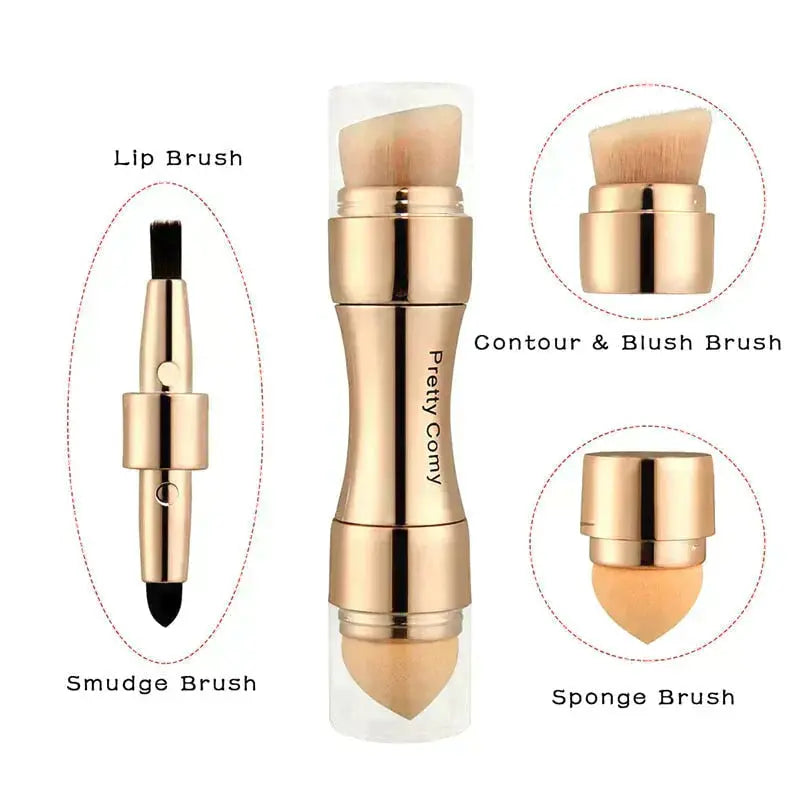 Makeup Brush 4 In 1 Bella Rose Beauty