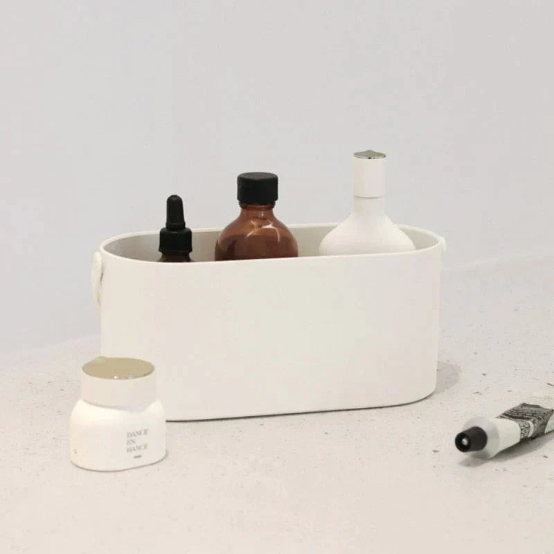 Cosmetic Organizer Box With LED Lighted Mirror Bella Rose Beauty