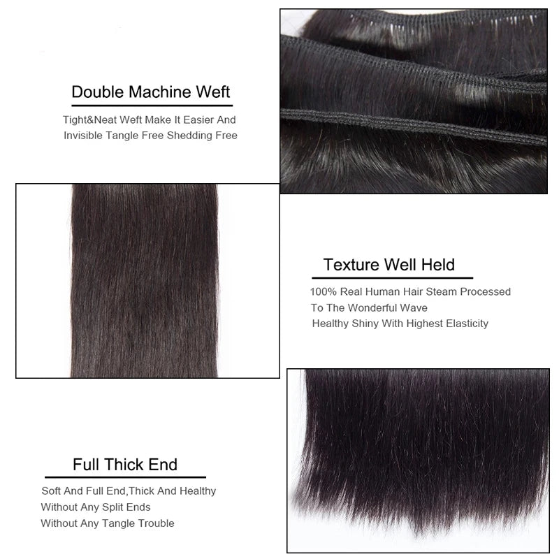 Brazilian Straight Human Hair Weave Bella Rose Beauty