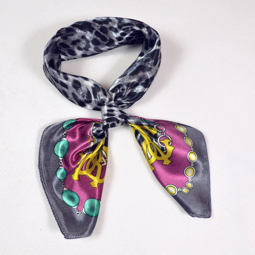 Printed Silk Scarf Bella Rose Beauty