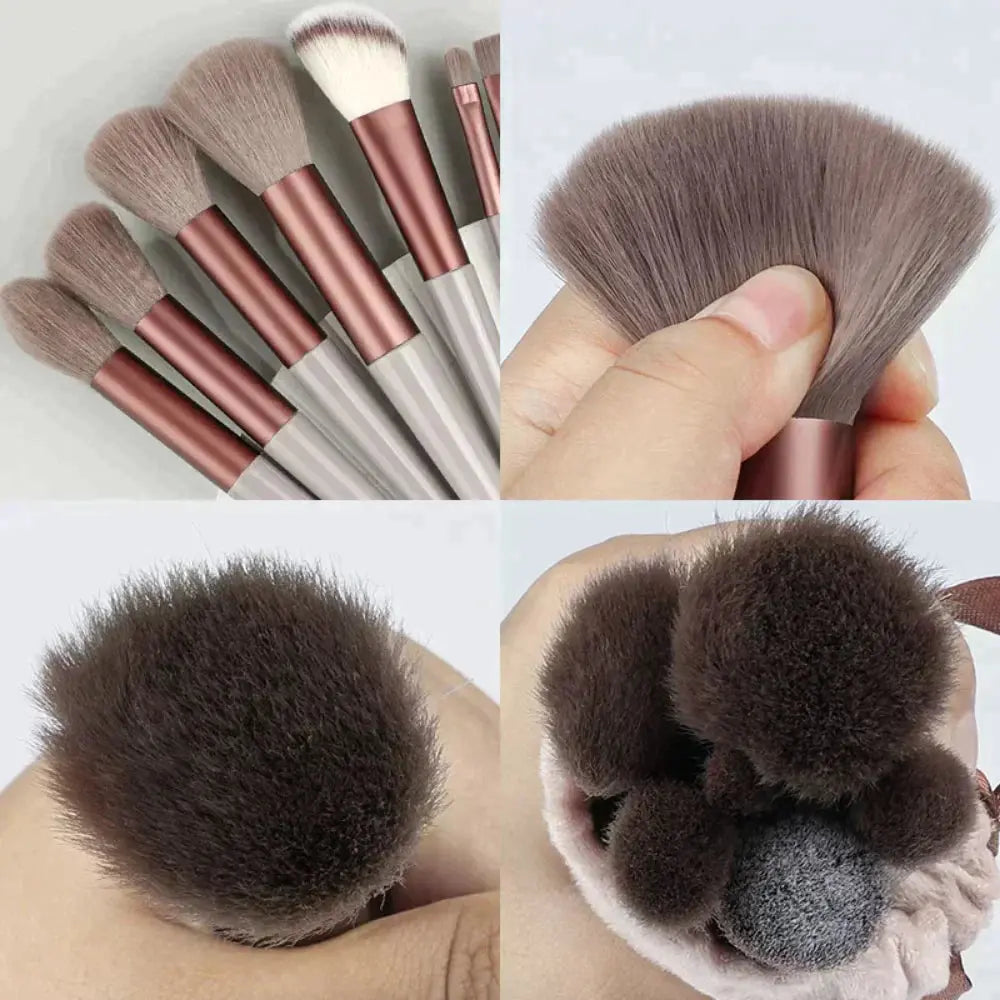 13Pcs Makeup Brush Set Bella Rose Beauty