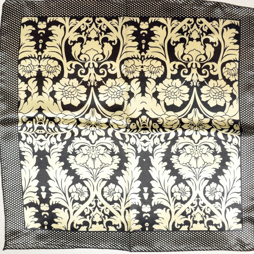 Printed Silk Scarf Bella Rose Beauty