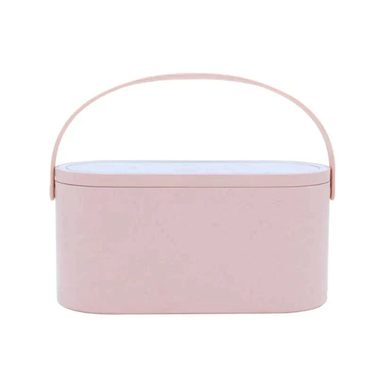 Cosmetic Organizer Box With LED Lighted Mirror Bella Rose Beauty