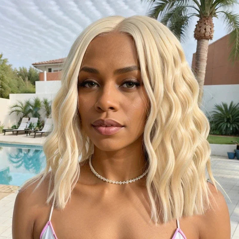 Blonde Body Wave Bob Wig Bella Rose Beauty